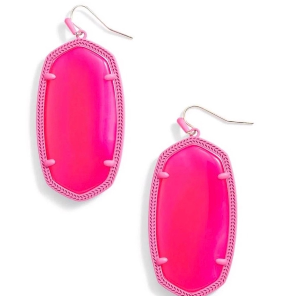 Kendra Scott Pink Agate Danielle Earrings